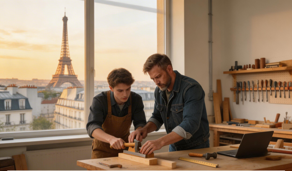 un apprenti artisan
